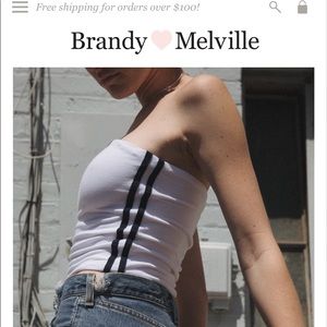 Brandy Melville NWT Jenny Tube Top